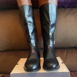 St. John's Bay Two-Tone Heeled Boots
Brand new never worn.